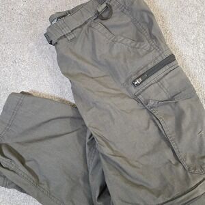 BC Clothing Men's Convertible Pants/Shorts Stretch Cargo Hiking Waist XXL x 30